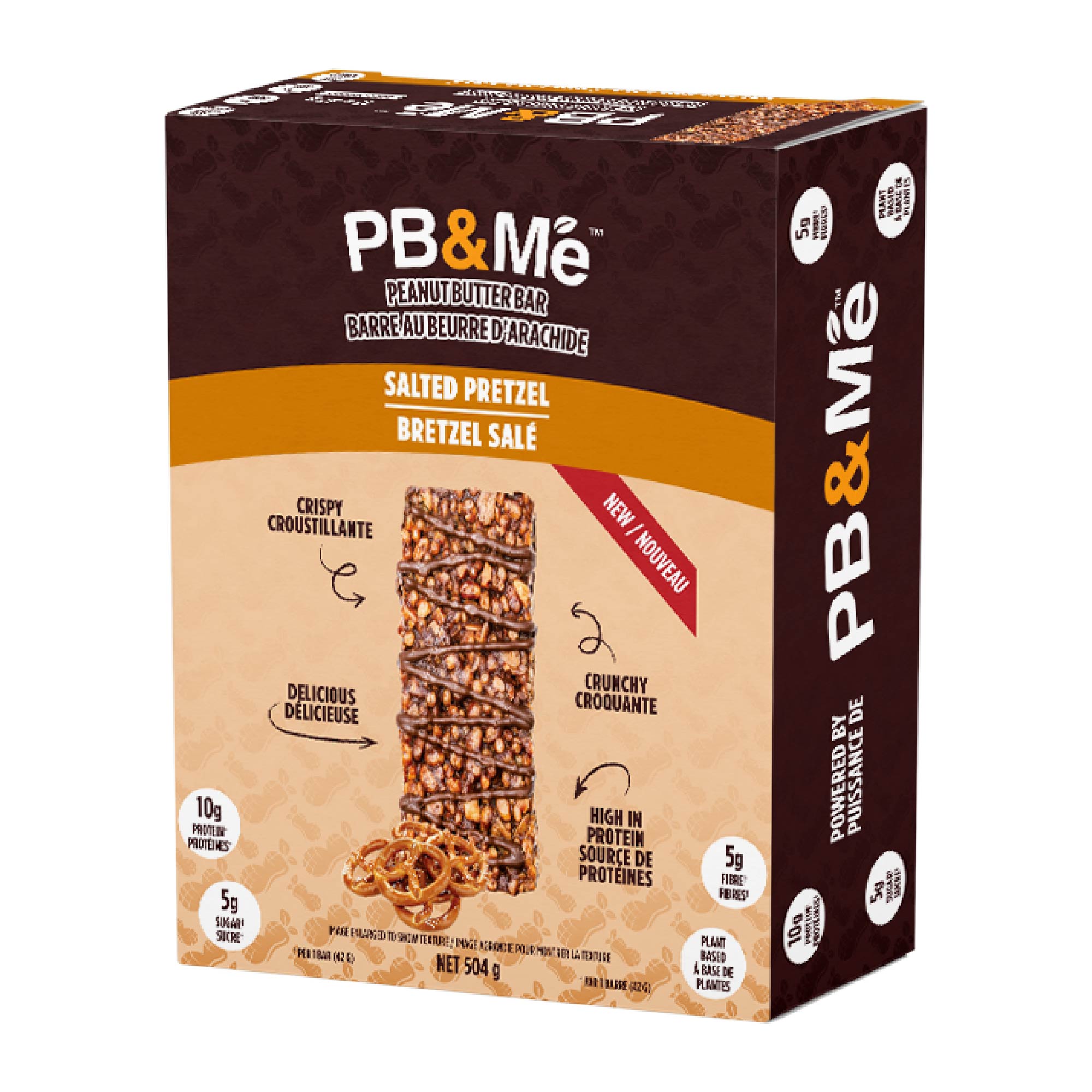 PB&Me Peanut Butter Bars - Salted Pretzel