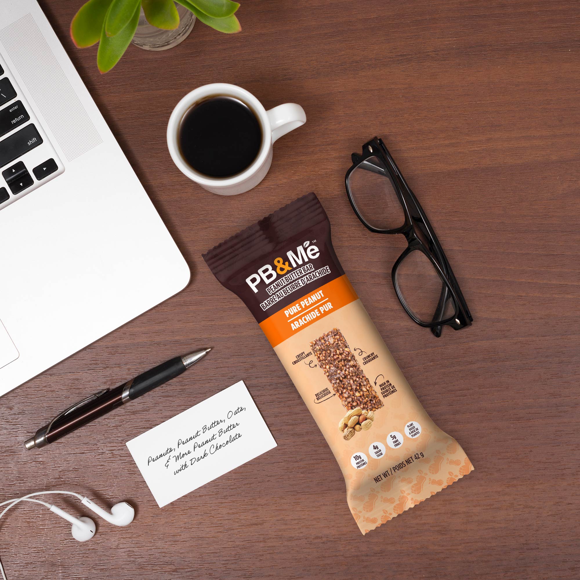 PB&Me Peanut Butter Bars - Pure Peanut
