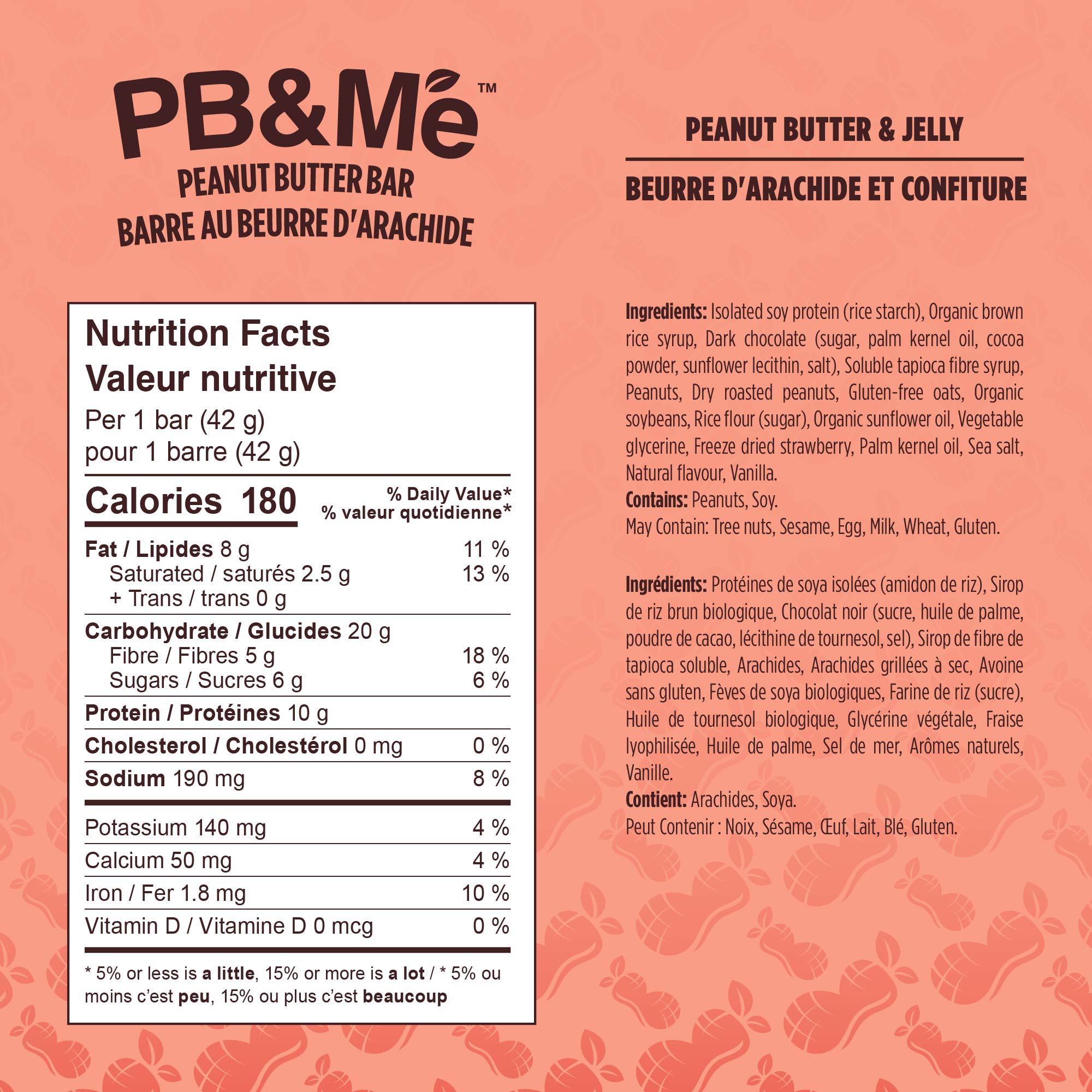 PB&Me Peanut Butter Bars - Peanut Butter & Jelly
