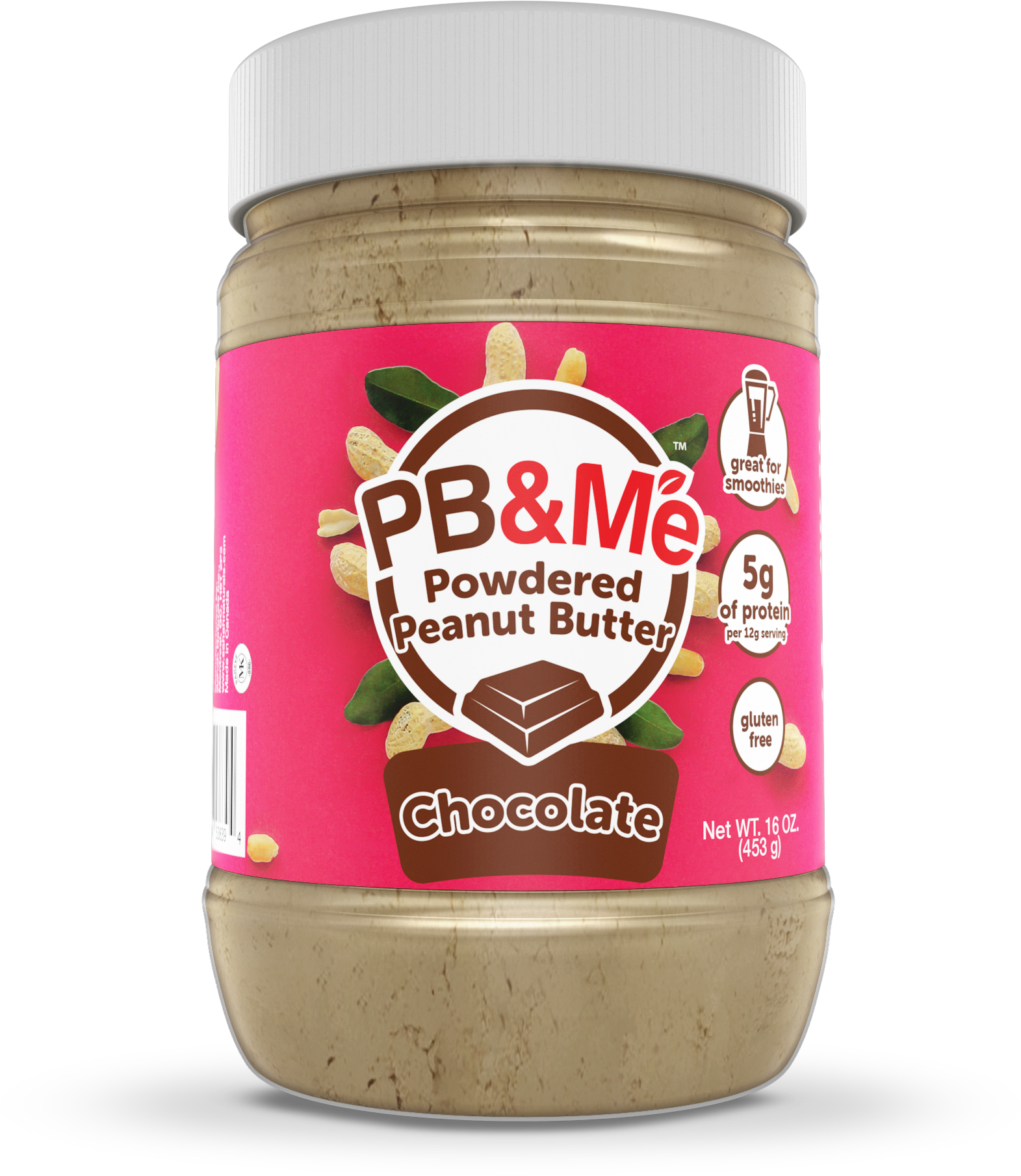 PB&Me - Powdered Peanut Butter - Chocolate (1LB)