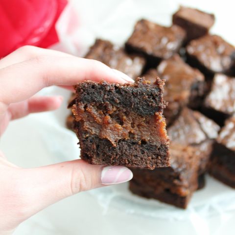 PB&Me Stuffed Brownies