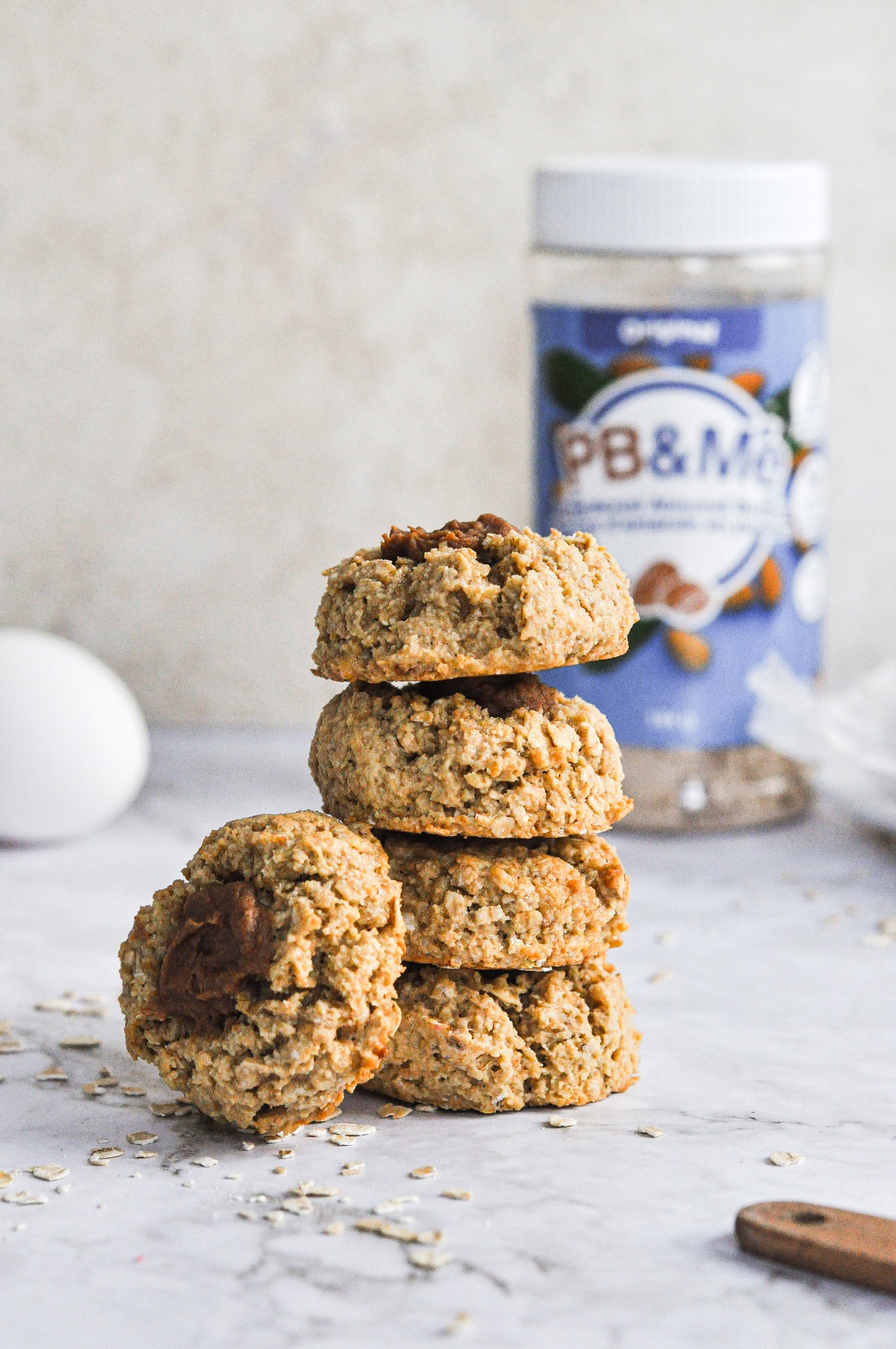 PB&Me Almond Butter Thumbprint Cookies