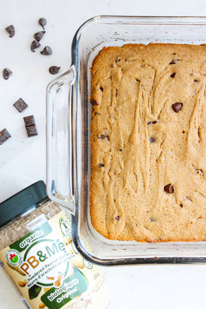 PB&Me Peanut Butter Chocolate Chip Squares