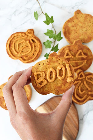 PB&Me Halloween Pumpkin Peanut Butter Cookies