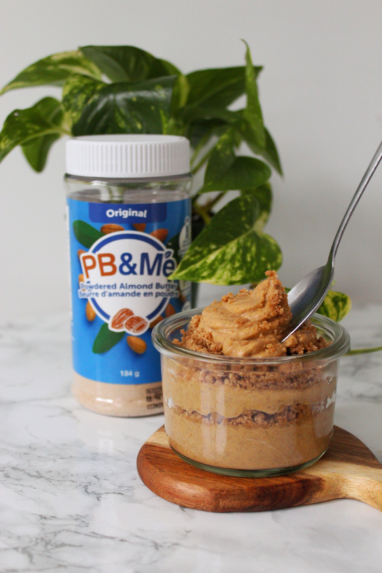 PB&Me Almond Butter Crumb Pumpkin Pie Jar