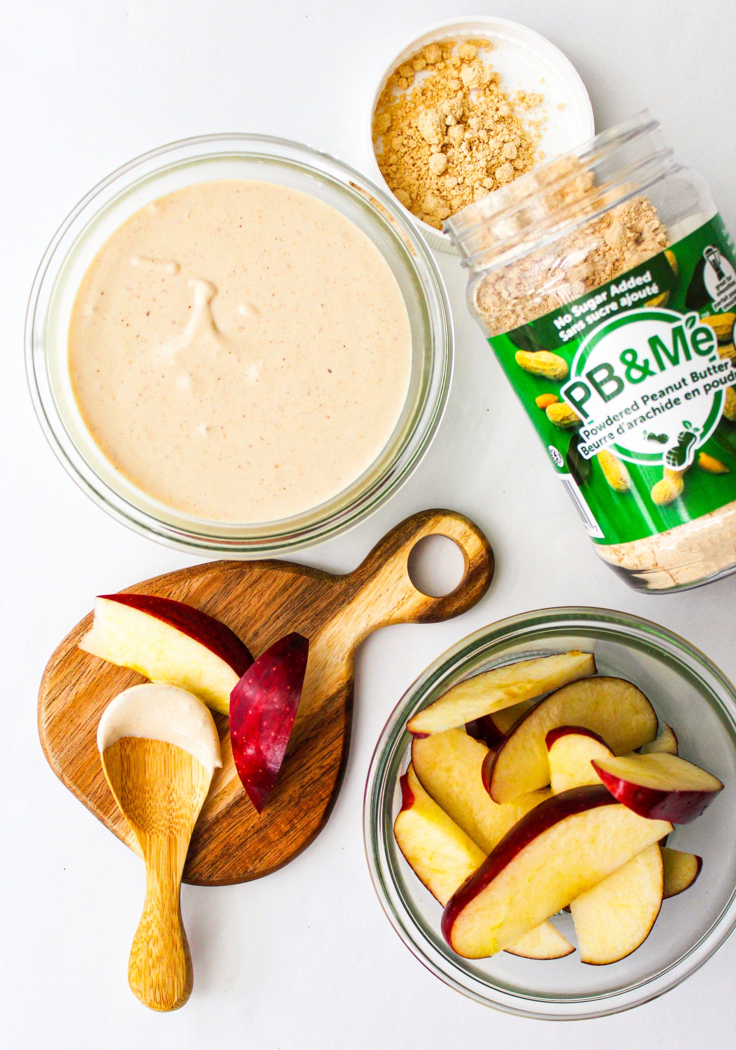 PB&Me Peanut Butter Caramel Fruit Dip