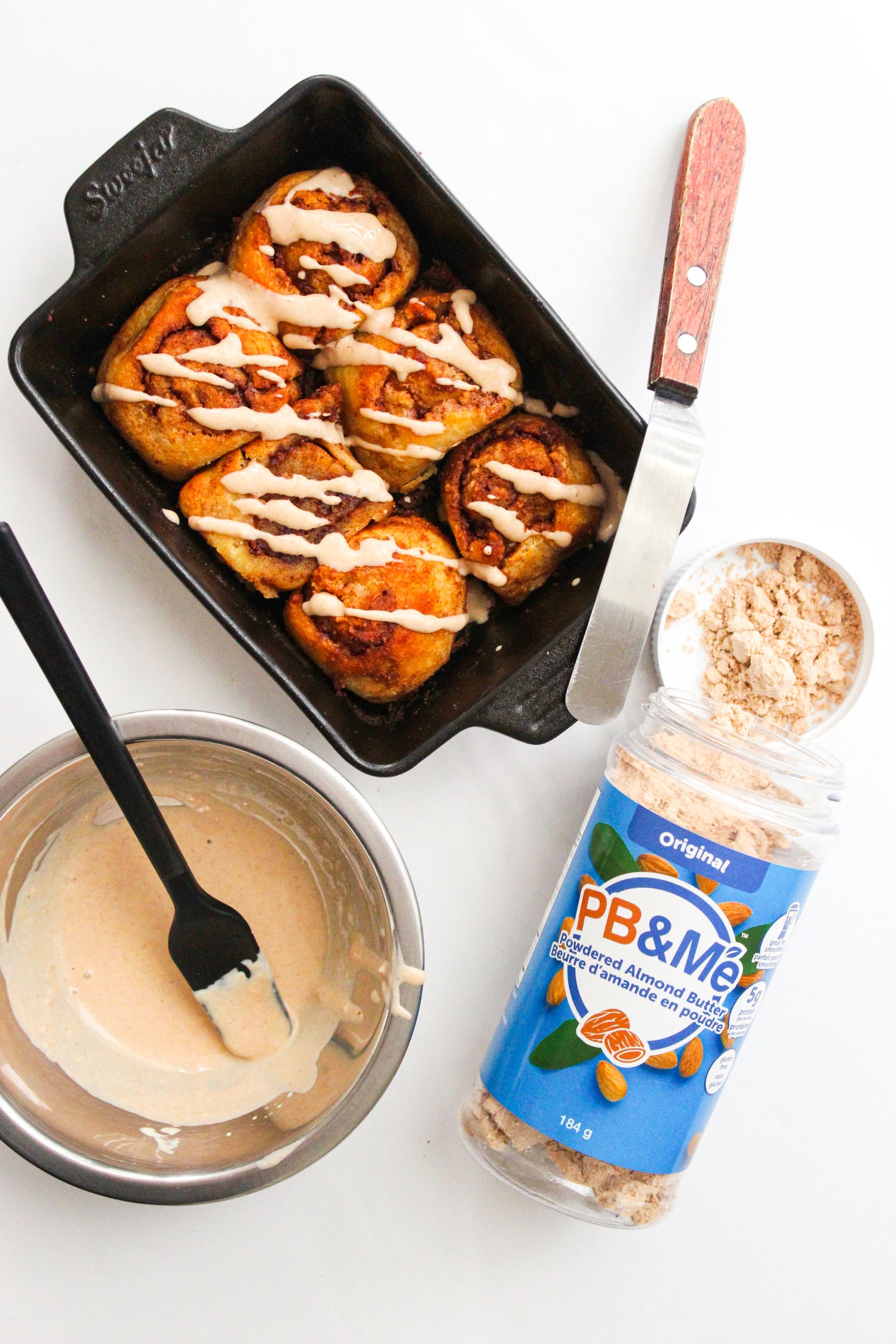 PB&Me Almond Butter Cinnamon Buns