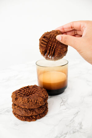 PB&Me Chocolate Almond Butter Cookies