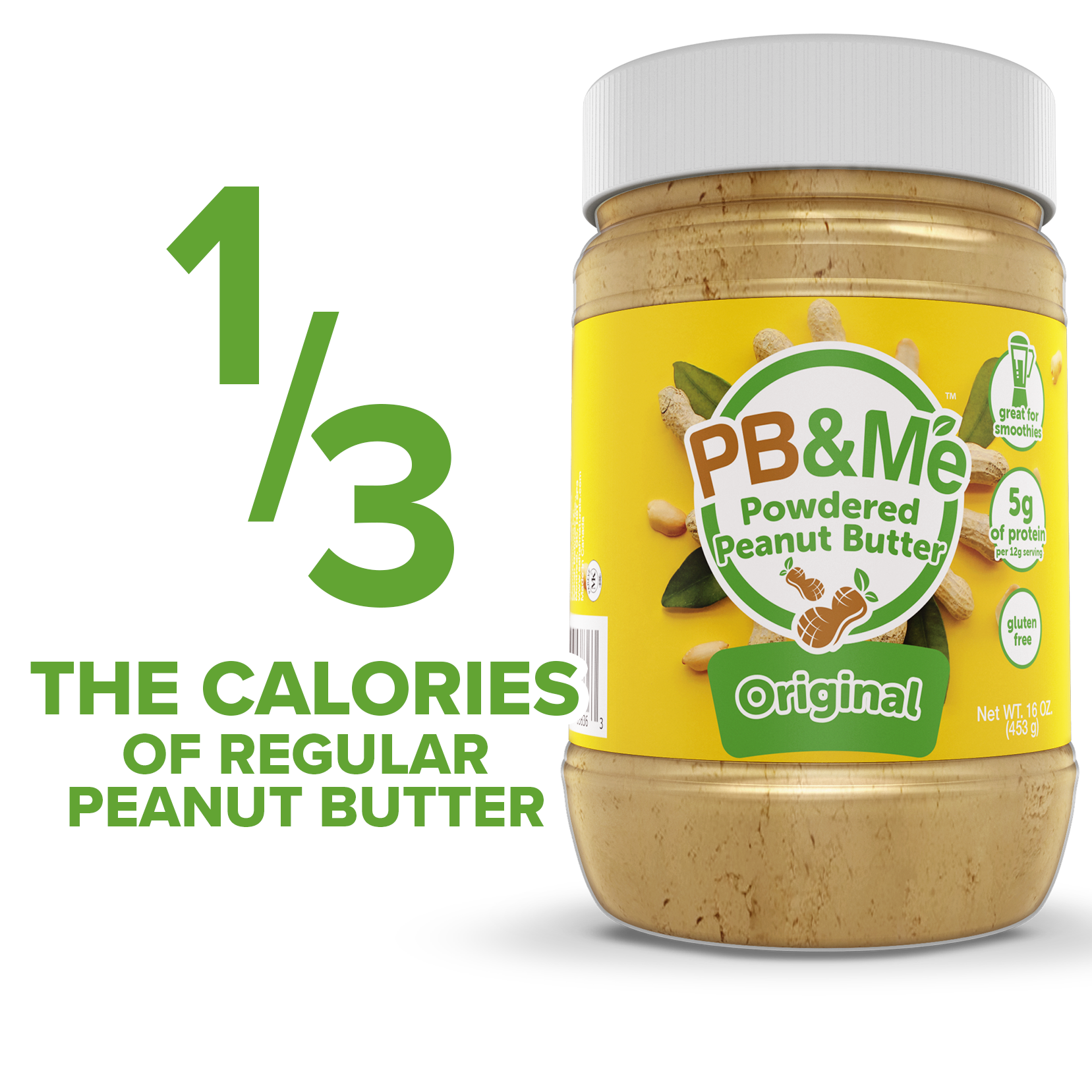 PB&Me - Powdered Peanut Butter - Original (1LB)