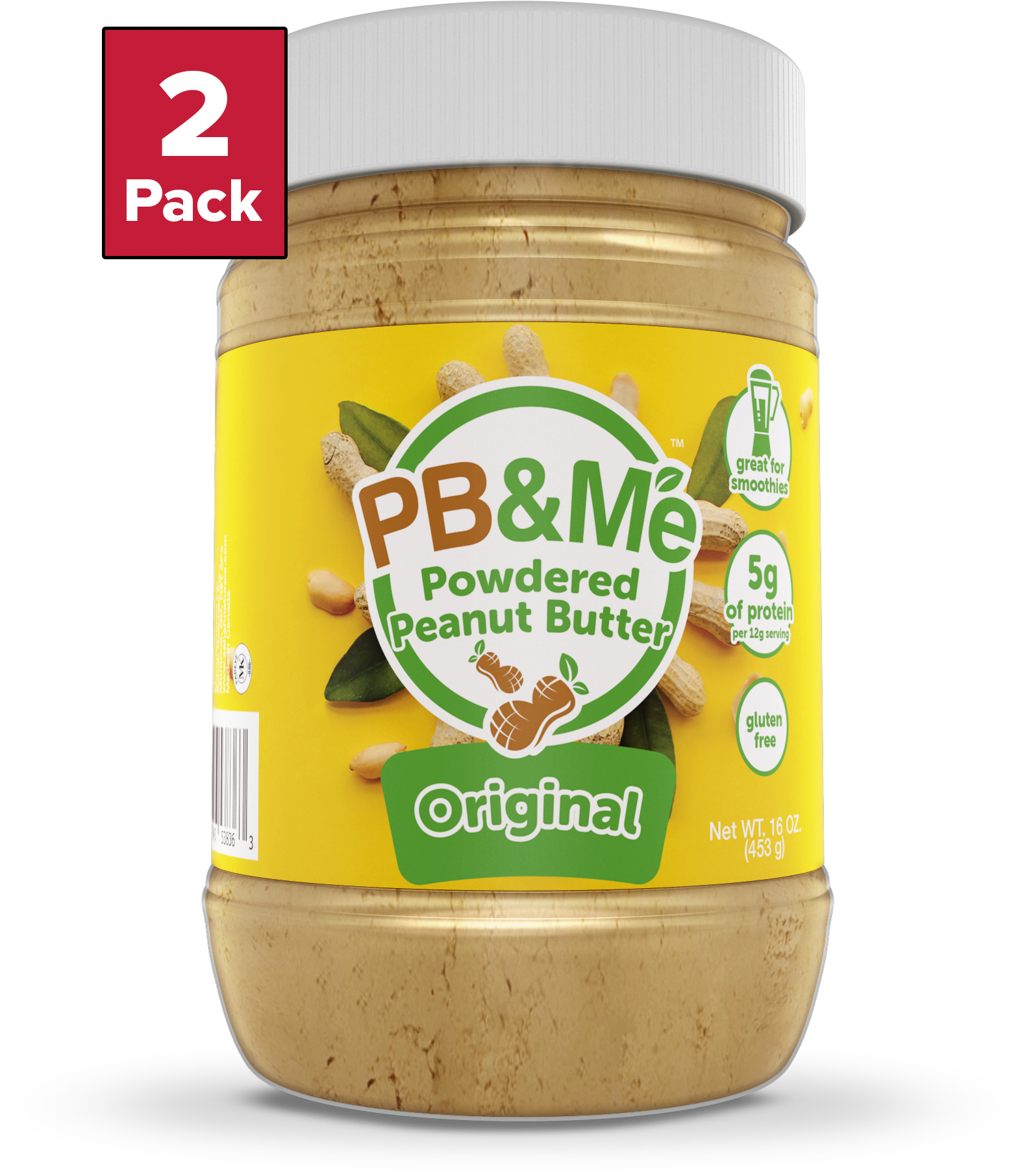PB&Me - Powdered Peanut Butter - Original (1LB)
