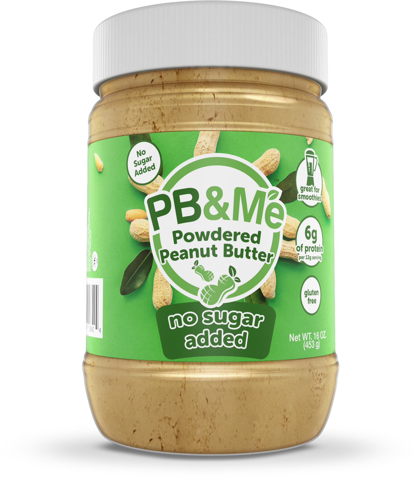 PB&Me - Powdered Peanut Butter - No Sugar Added (1LB)